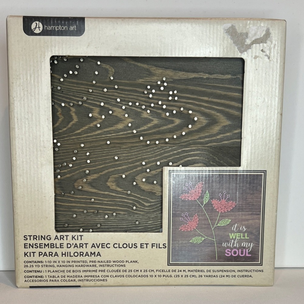 Hampton Art String Art Kit It Is Well With My Soul WD0202